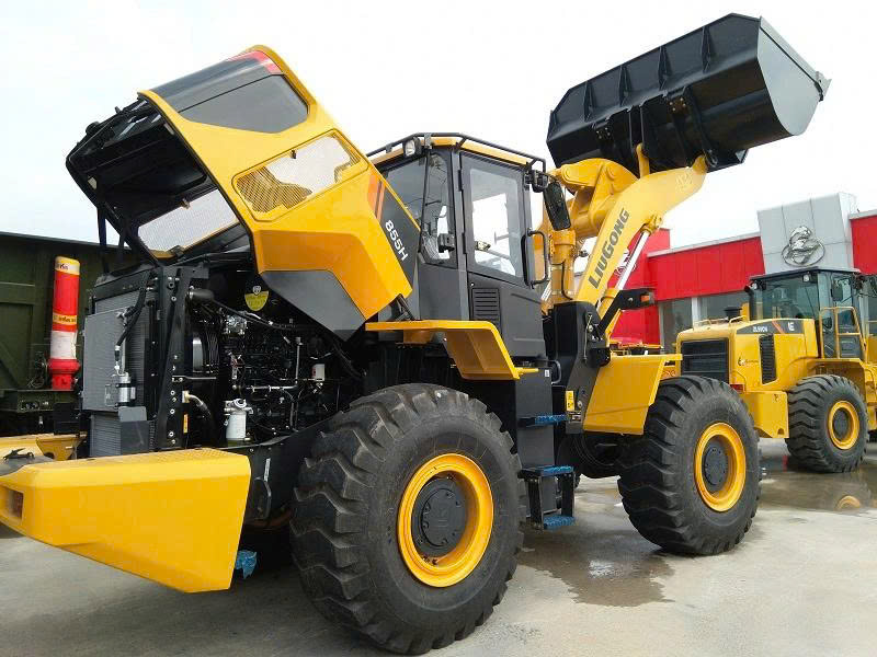 Máy Xúc Lật Liugong CLG855 Gầu 3.7m3 - Giải Pháp Tối Ưu Cho Công Trình Nặng